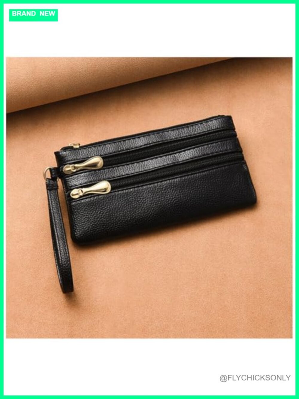 Coin Purse Clutch Wristlet Wallet for Women Zipper Handbag